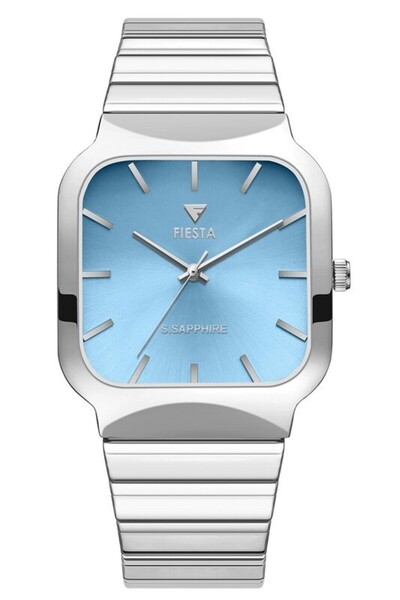 Fiesta ساعة يد رجالية F25014M بسوار معدني