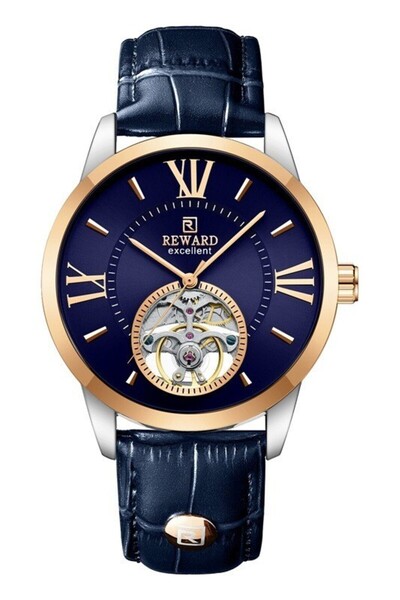 Reward Rd333825M Leather Cord Automatic Men Wrist Watch