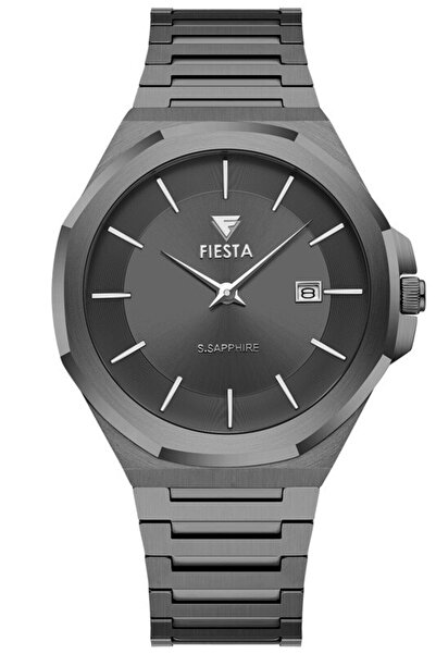 Fiesta F24074M Men's Wristwatch with Metal Band