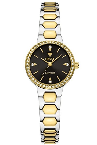 Fiesta F25001L Women's Wristwatch with Steel Strap