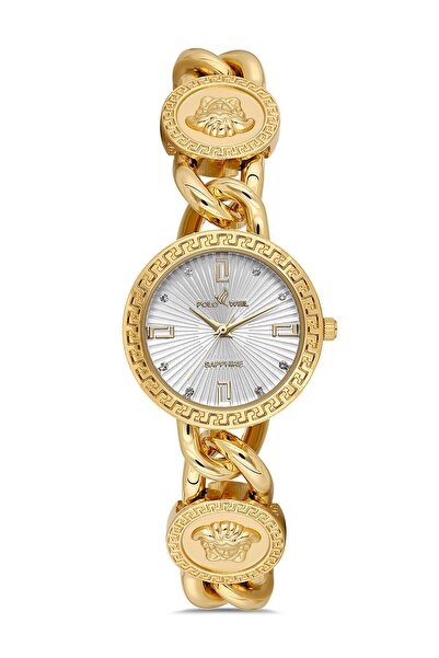 Polo Weil ساعة يد نسائية PL001L بحزام فولاذي