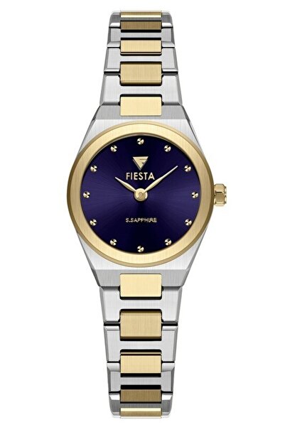 Fiesta ساعة يد نسائية F25003L بحزام فولاذي