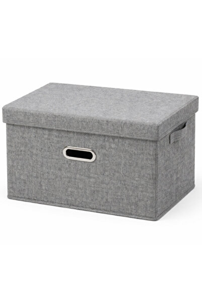 OEM Textile Storage Box S – 14 L, Foldable Organizer for Clothes - Dark Grey