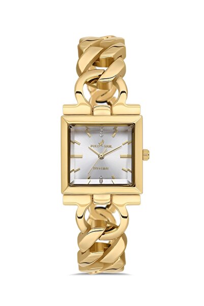 Polo Weil ساعة يد نسائية PL001L بحزام فولاذي