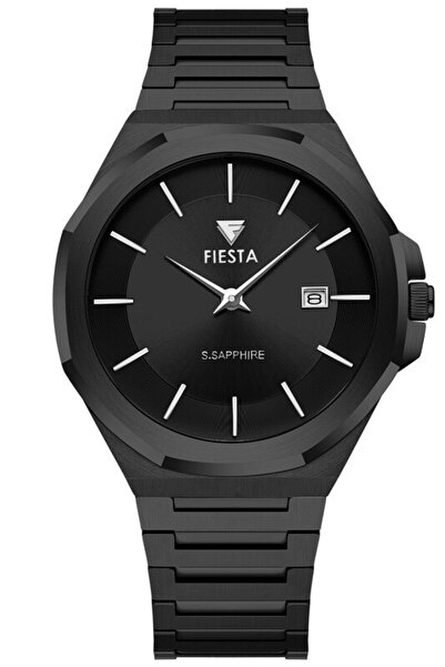 Fiesta ساعة يد رجالية F24074M بسوار معدني