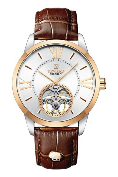 Reward Rd333825M Leather Cord Automatic Men Wrist Watch
