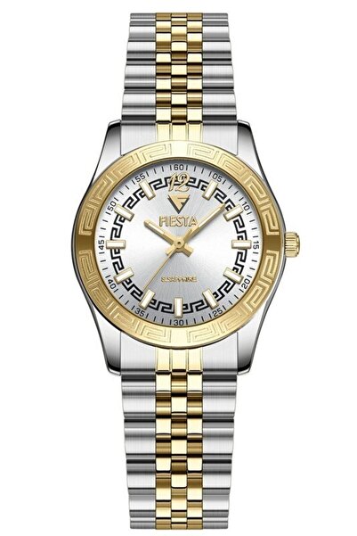 Fiesta ساعة يد نسائية F25016L بحزام فولاذي