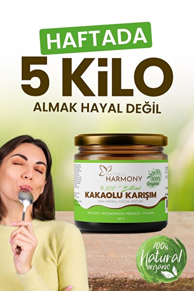 Natural Harmony İştah açıcı kilo almaya yardımcı Kakaolu Pekmez Arı Sütü Bal ...