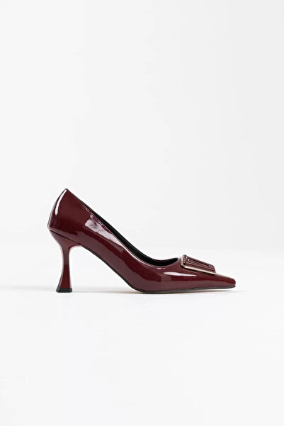 Belinora Γυναικεία μπορντό λουστρίνι παπούτσια TR08MS09C