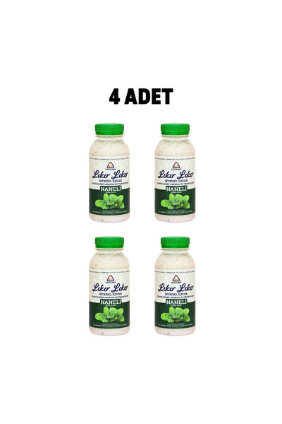 Veganki Lıkır Lıkır Vegan Ayran - Naneli- 330 ml -4lü