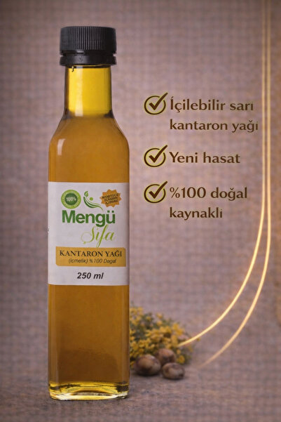 mengü şifa İçilebilir Sarı Kantaron (KANTORON) Yağı 250 ml Cam Şişe Yeni Ürün