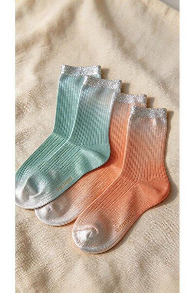 Katia&Bony Γυναικείες κάλτσες 2 συσκευασιών Shiny Glitter