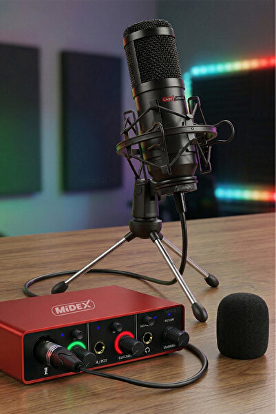 Lastvoice Bm800 Mikrofon Midex Glx-500 Pro Ses Kartı