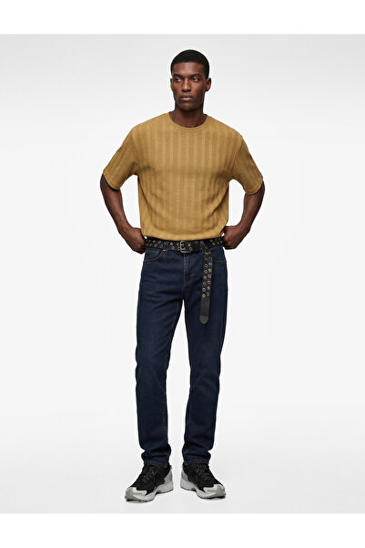 Koton Pantaloni slim din bumbac cu talie normală - Brad Jean