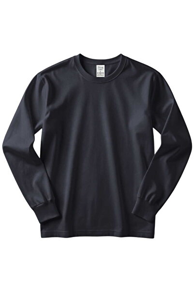 RELAXIA bumbac moale Tricou cu mânecă lungă pentru bărbați tricou