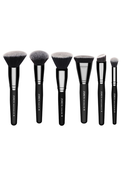 Z'oreya Set de pensule de machiaj profesionale Kabuki, 6 piese