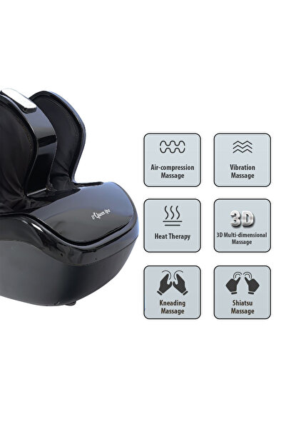 Zero Healthcare جهاز تدليك القدمين من دي-كوين مع خاصية التسخين لتهدئة القدمين...