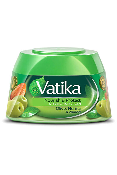 Dabur دابر فاتيكا كريم شعر بالزيتون والحناء واللوز 210 مل