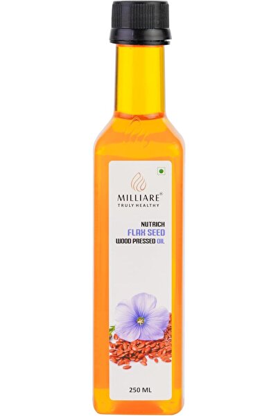 Milliare Flaxseed Wood Pressed Oil, Oil for Hair Growth, Hexane-Free for Skin...