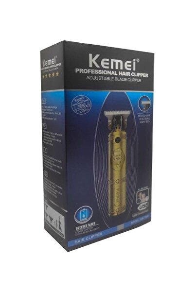 Kemei Professional Adjustable Blade Trimmer Set Gold