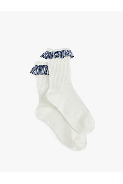 Koton Карирани чорапи до коляното