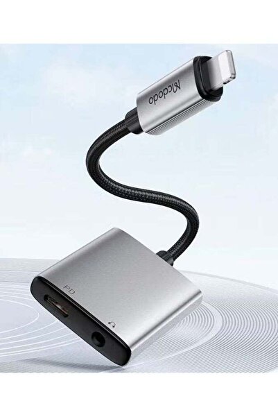 Mcdodo CA 5540 2 in 1 Lightning Audio & Charger Adapter for Apple Devices