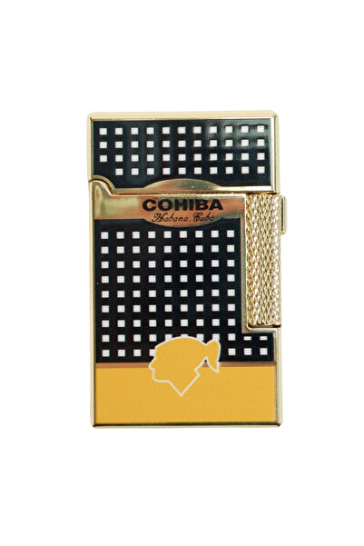 Parmida Cohiba 55. Yıl Sarı Soft Alev ve Jet Alev Puro Çakmak CCM0903