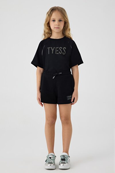 Tyess BG Store Μαύρο σορτς για κορίτσια