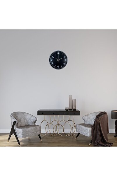 Leyaton Gray Elegance 36 cm Wall Clock Rvryt-Rs345