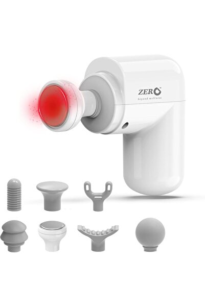 Zero Healthcare مسدس تدليك ثيرما فليكس لاسلكي مع خاصية التسخين، 7 رؤوس، قوة ه...