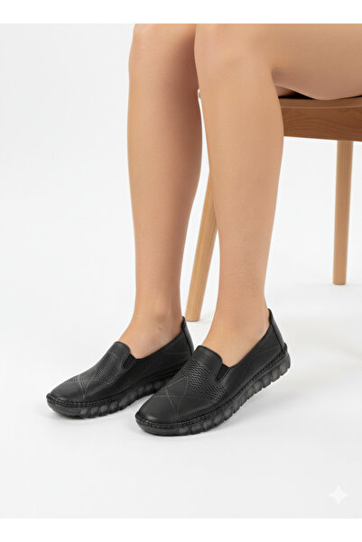 Tamdabu Ayakkabı Genuine Leather Orthopedic Sole Casual Women's Shoes