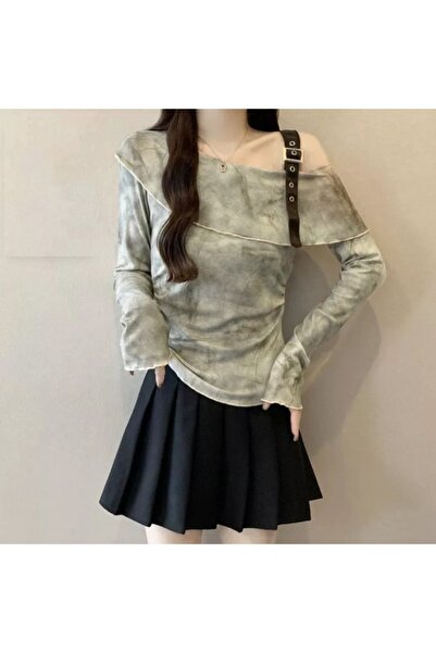 FASHION Off Shoulder Long Sleeve Top for Women