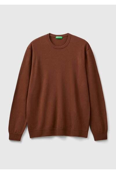 United Colors of Benetton Crew Neck 100% Merino Sweater Model Code: 1002D1K0114H