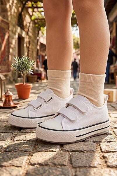 Vicco Girls and Boys - Lighted Baby Canvas Shoes - Velcro - Non-Slip Sole Spo...