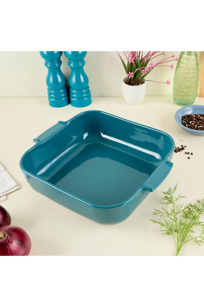 Aryıldız Elissa Square Oven Dish Green 28 cm