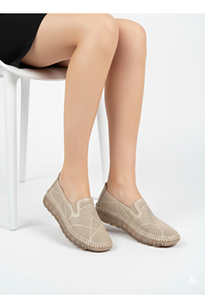 Tamdabu Ayakkabı Genuine Leather Orthopedic Sole Casual Women's Shoes