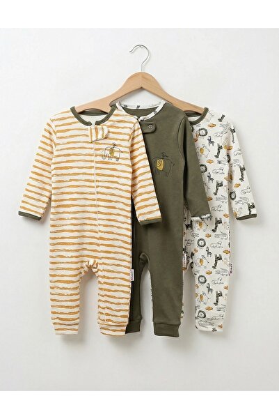 MiniKids Σετ 3 premium φόρμες, All Savana, πολύχρωμες