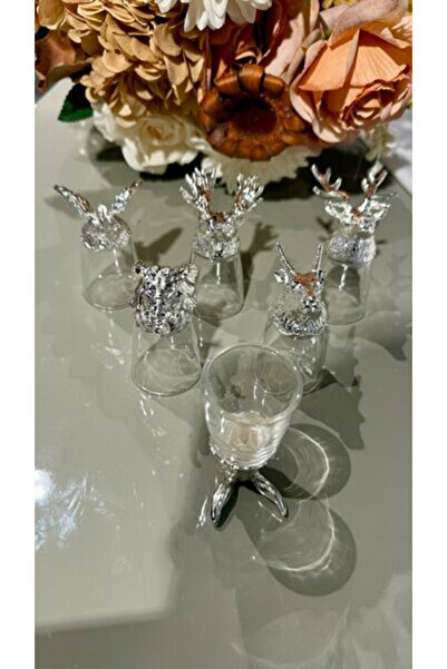 ROY KING Decorative Set of 6 Coffee Side Cups 25 ml