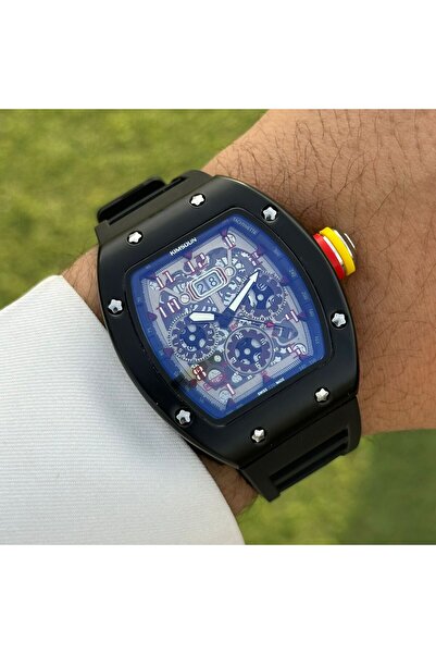 FANDER BLUE Fashionable Silver Watch with Engraved White Dial