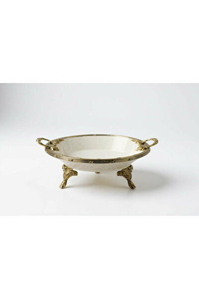 ROY KING CLASSY ANTİK YUVARLAK DERİN SUNUM TABAK 26X11CM