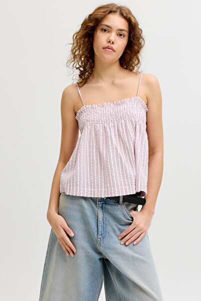 Jack & Jones Γυναικεία Αμάνικη Μπλούζα με Τετράγωνο Γιακά - Zoe