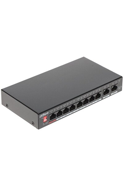 Universal Dahua 8port poe 90w 2-uplink gigabit unmanaged switch pfs3010-8gt-96