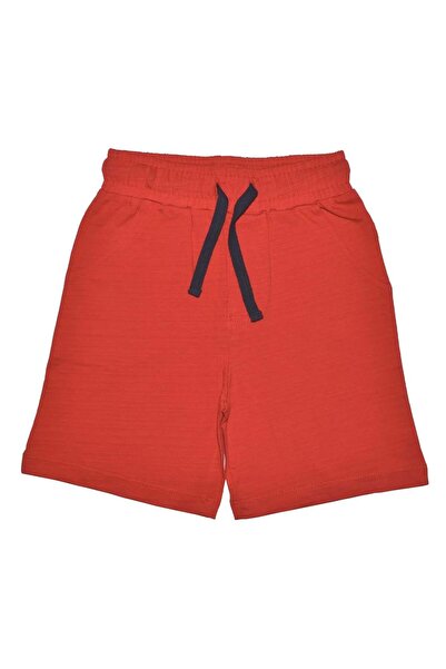 OrganicKid Basic Çocuk Flamlı Kırmızı Şort
