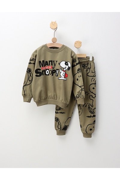 MiniKids Σετ με πολλές εικόνες του Σνούπι, πράσινο