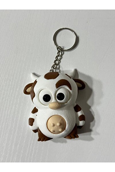 TRİDEON 3D Cow Model with Moving Eyes