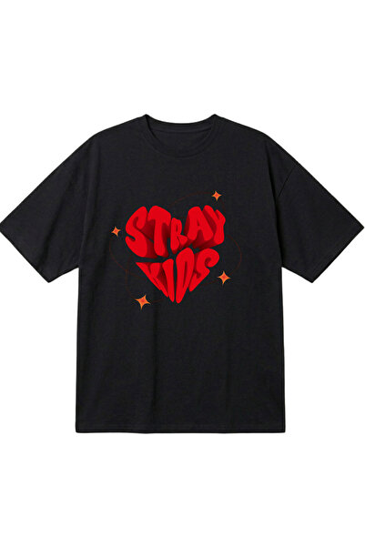 dompulerimoda Stray Kids Printed Unisex Oversize T-Shirt