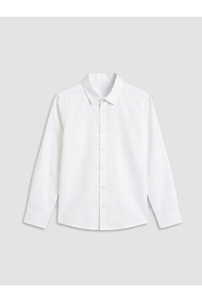 LC Waikiki YK PLUS LCW Παιδικό Πουκάμισο Ποπλίνα για Αγόρια