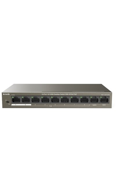Universal Tenda 8Port Poe 63W 10/100 Unmanaged Switch Tef1110P-8-63W