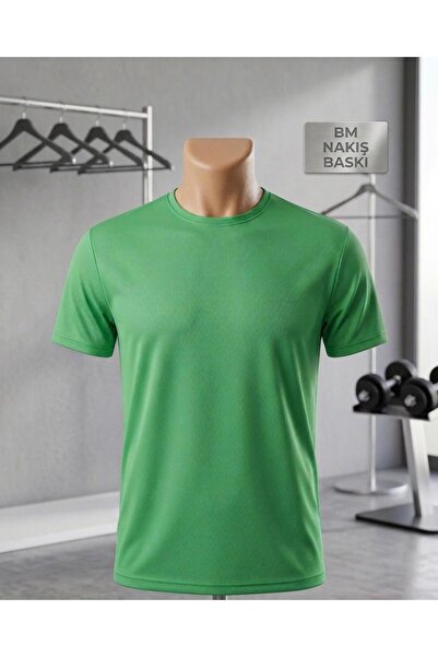 BMNAKIŞBASKI Unisex Polyester T-Shirt Lightweight Anti-Sweat Casual Sports T-...