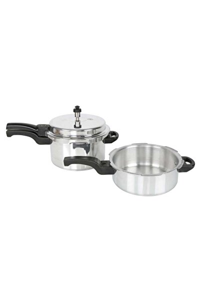 Smart Kitchen قدر ضغط من الألومنيوم سعة 5 لتر + 3 لتر